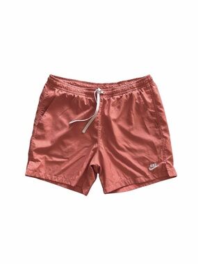Nike Vintage Light Coral Swim Trunks Men’s Large Mesh Lined